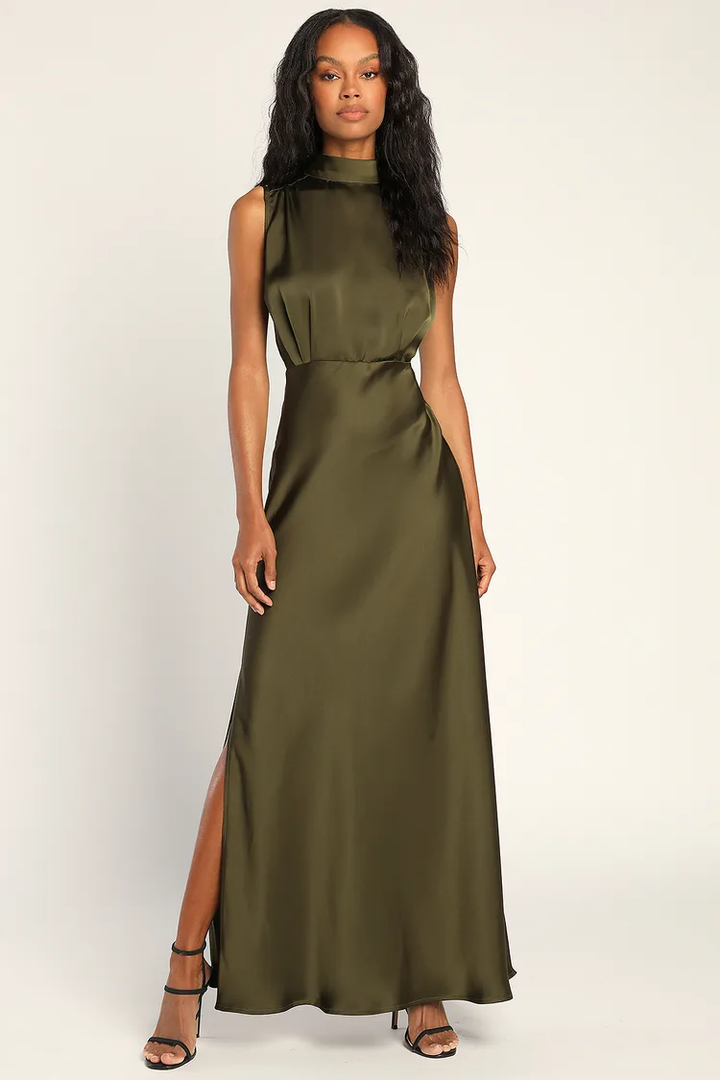 Fall maxi dress for wedding discount