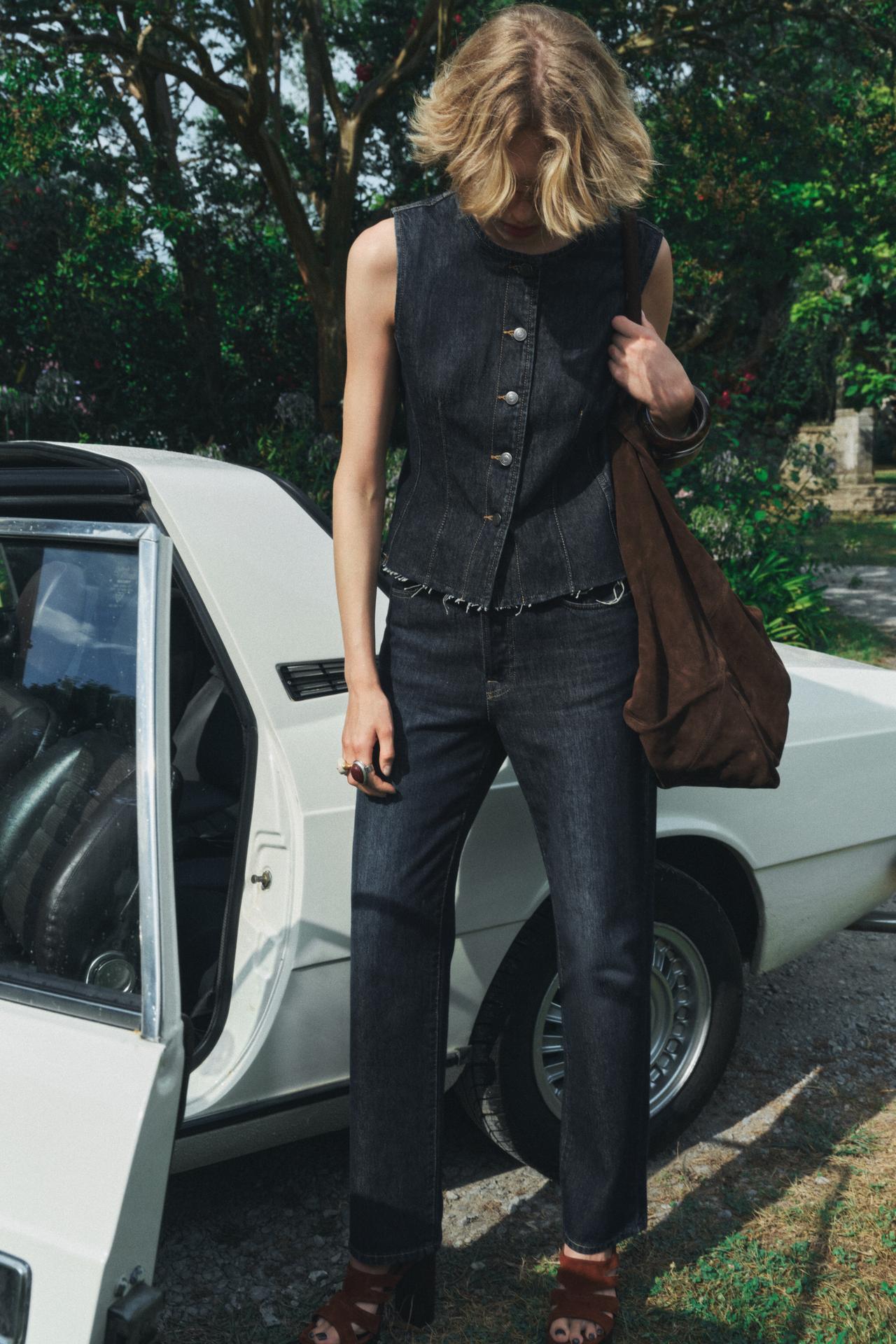 Zara Denim Vest