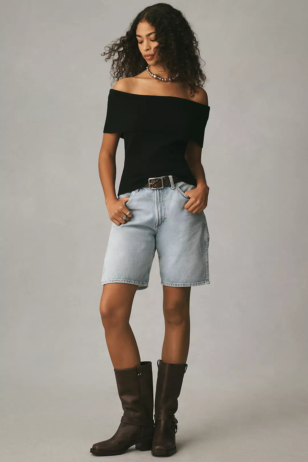 By Anthropologie Off The Shoulder Sweater Tank