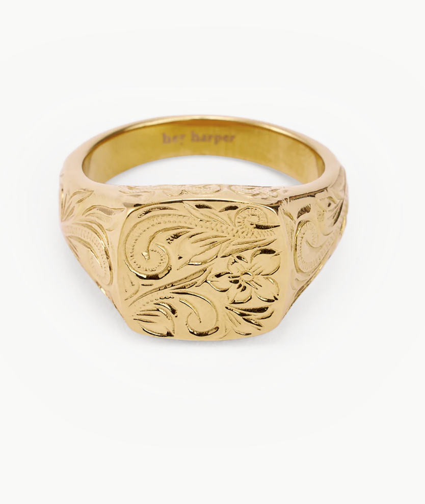 Vrai and Oro Baguette Diamond Ring