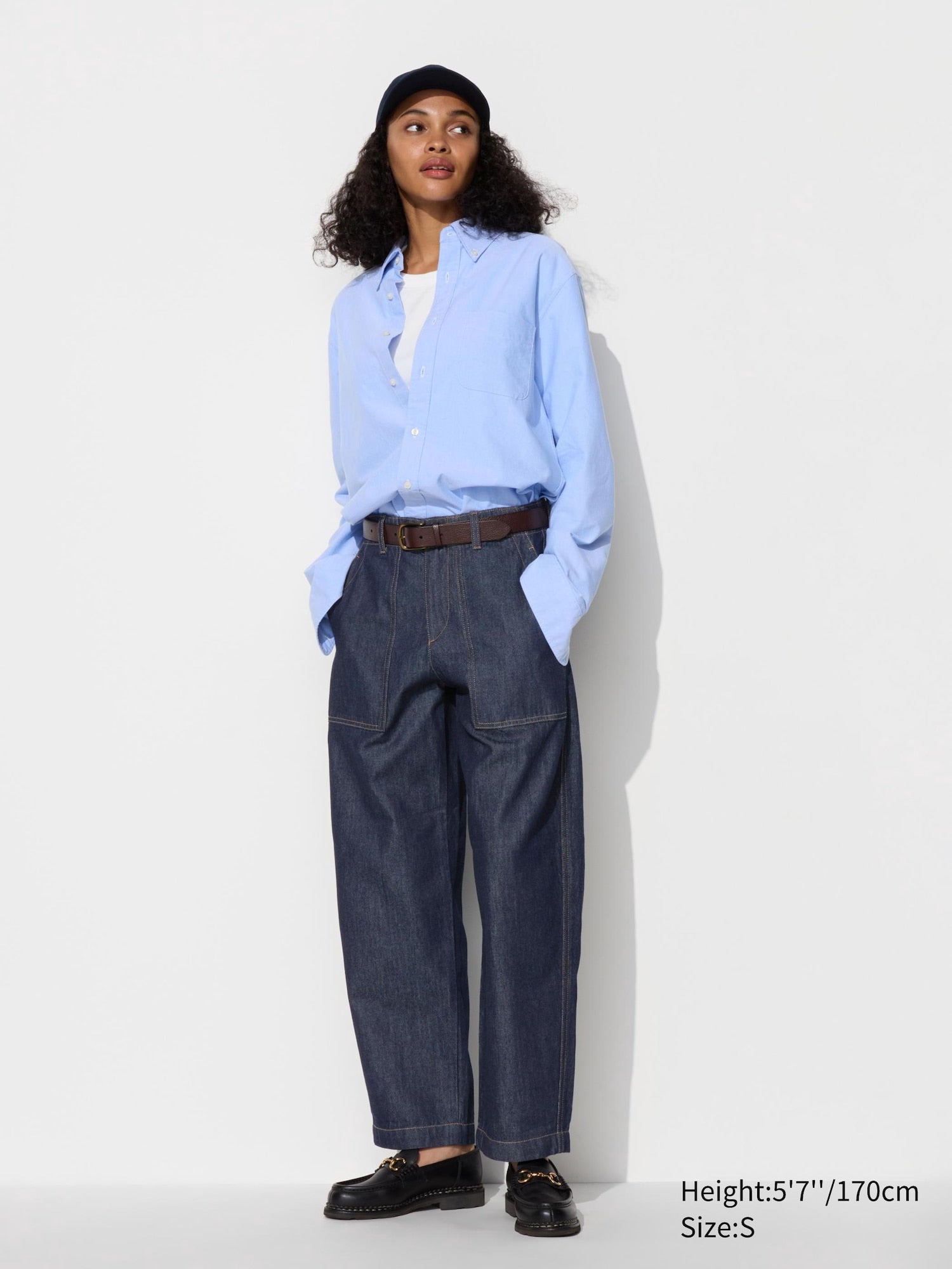 Drape wide cropped pants uniqlo on sale