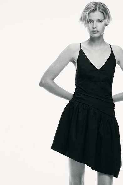 Cape flutter bardot midi dress sales