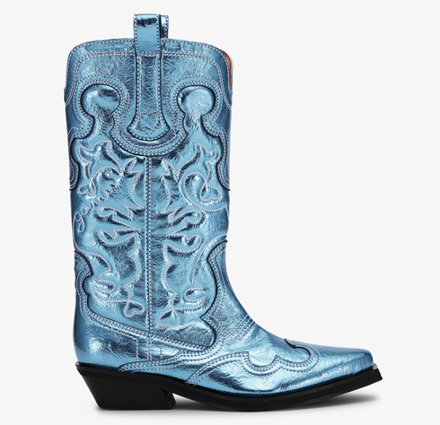 Ganni Meg 50 Leather Ankle Boots