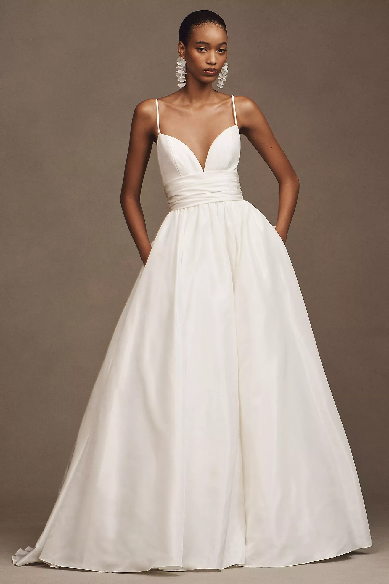 Taffeta ball gown on sale