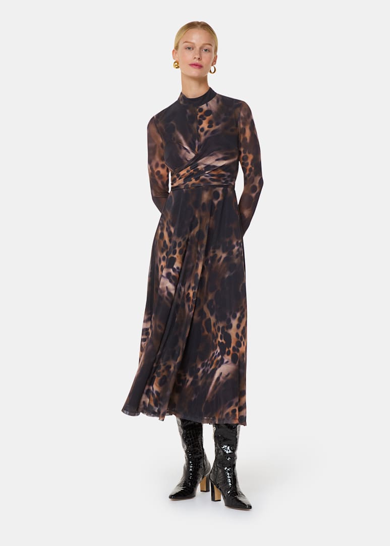 Whistles Salome Lenno Print Dress