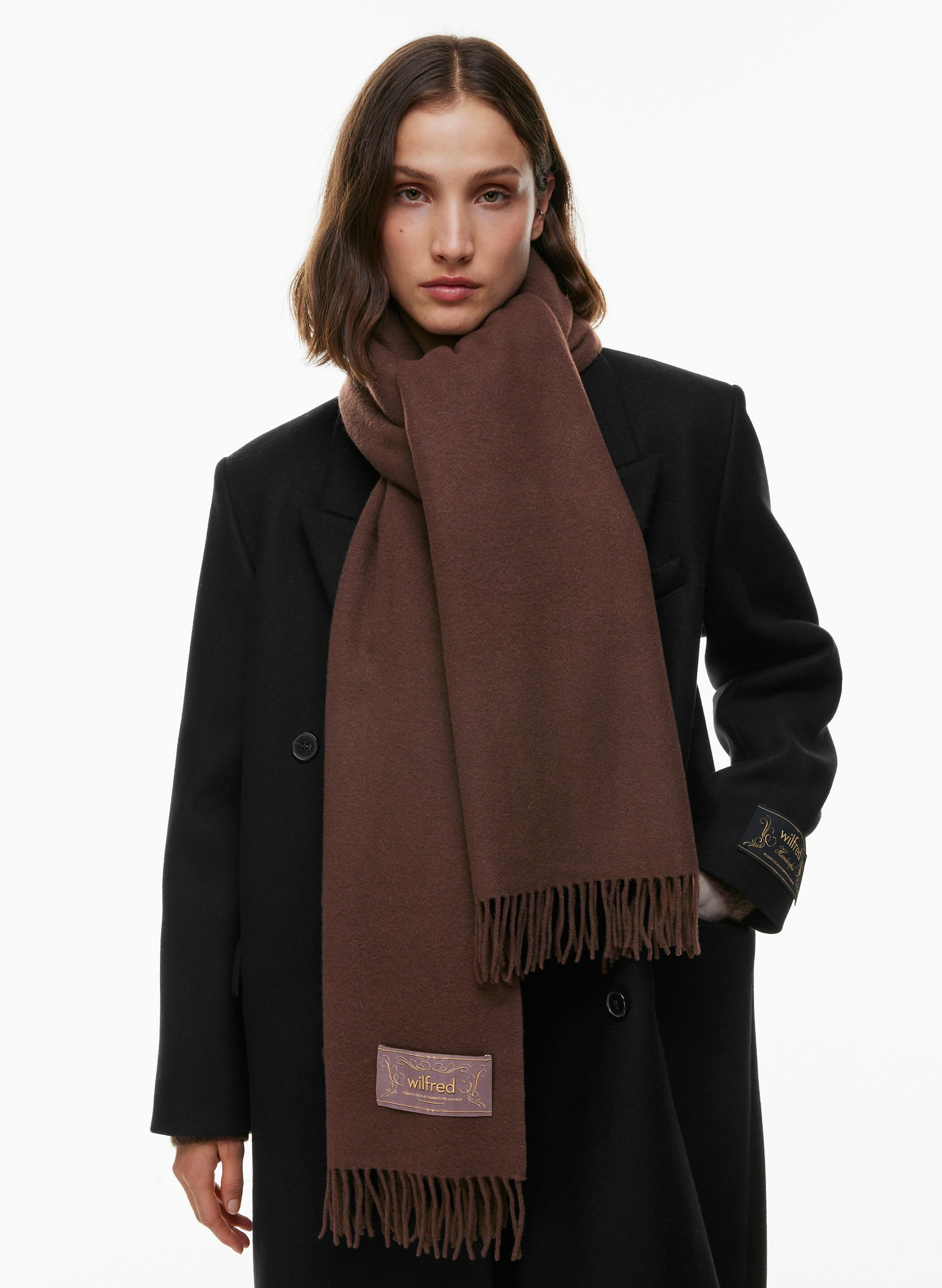 Wilfred Wool Narrow Blanket Scarf