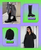 Staff pictures and featured products in internet browser style windows