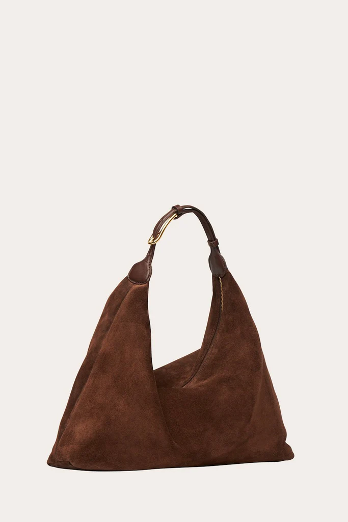 Little Liffner + Midi Leather Basket Light Brown