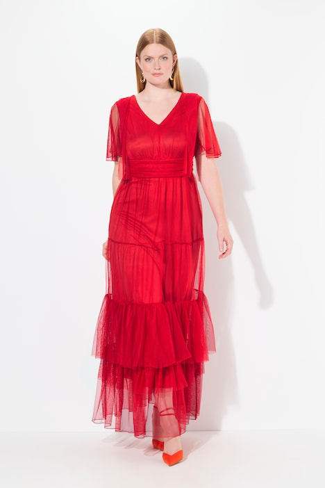 Ulla Johnson Fifi Embroidered Tulle Maxi Dress