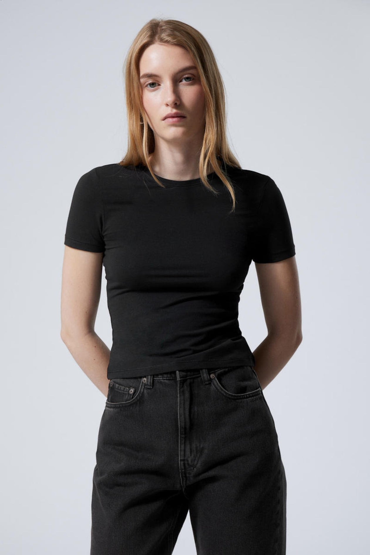 Weekday Denim Boilersuit in Ecru