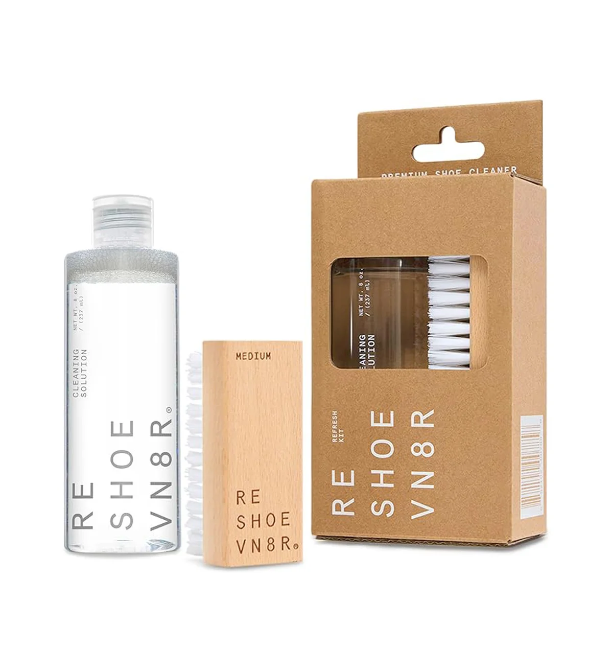 RESHOEVN8R Shoe Cleaning Solution & Brush Set