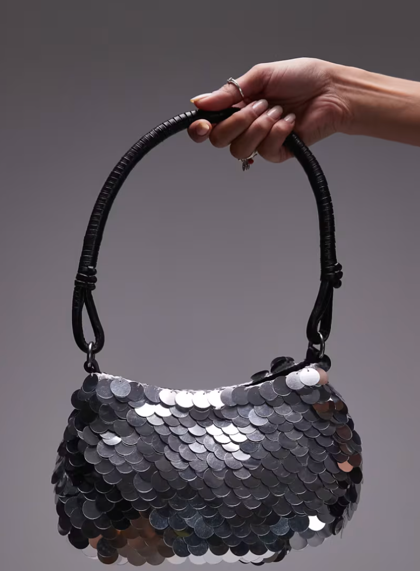 Topshop chainmail bag hotsell