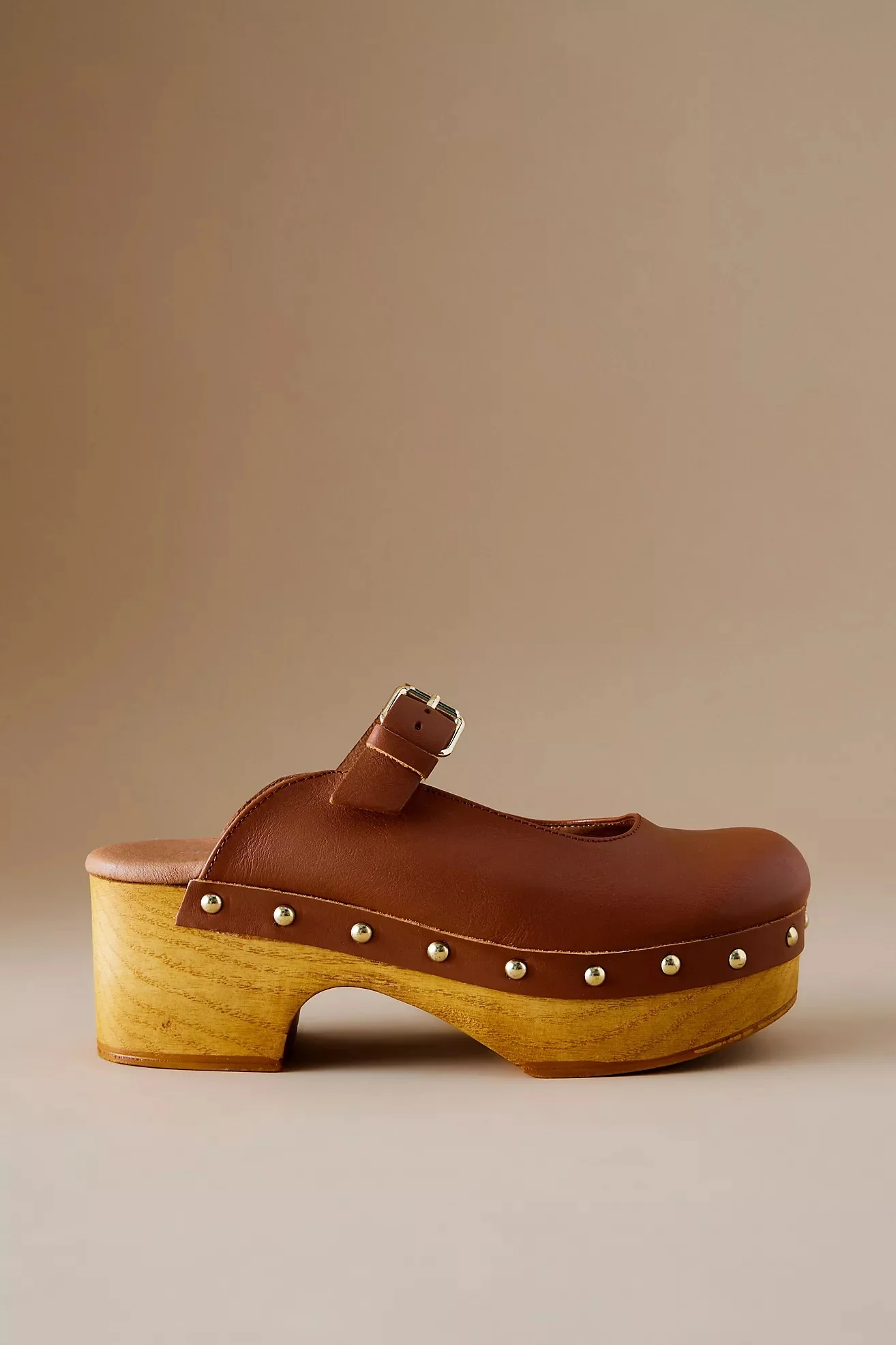 By Anthropologie + Wood-Bottom Mule Heels By Anthropologie + Wood-Bottom Mule Heels