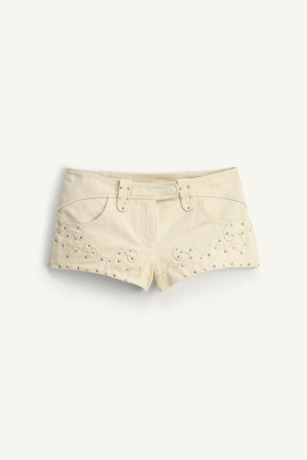 Zara + LIMITED EDITION STUDDED SHORTS Zara + LIMITED EDITION STUDDED SHORTS