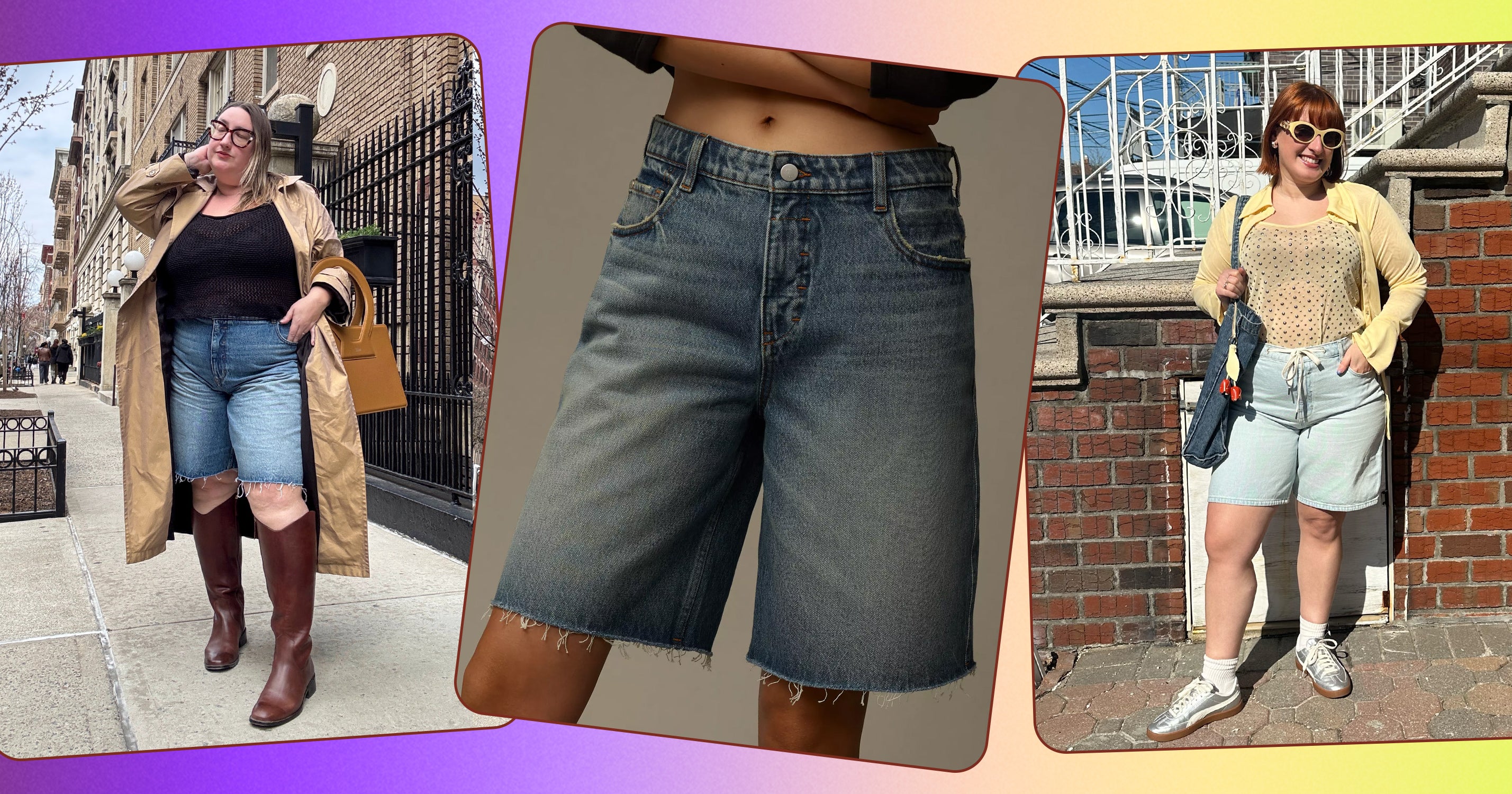 These Under-$100 Anthropologie Jorts Turned Us Into Denim Short Converts