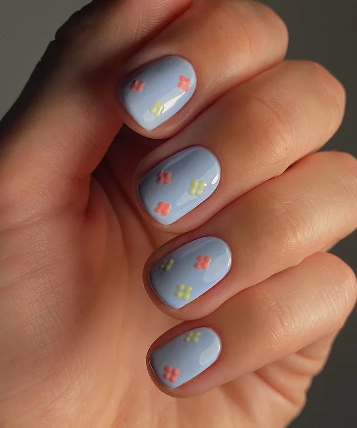 Fresh Pastel Blooming Spring Nails