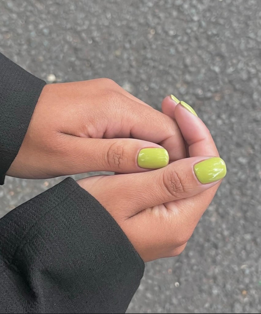 Manicurists Are Into Green Nails Right Now. Here Are 9 Ways To Wear Them