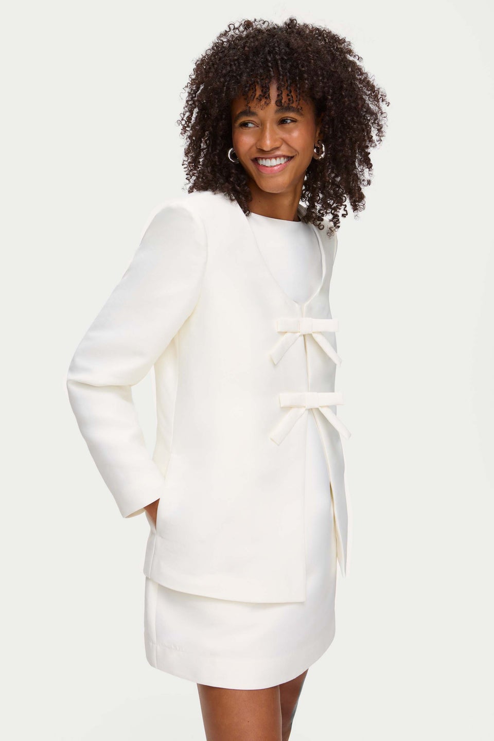 Massimo Dutti + Long coat with scarf