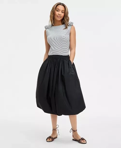 On 34th + Bubble-Hem Midi Skirt On 34th + Bubble-Hem Midi Skirt