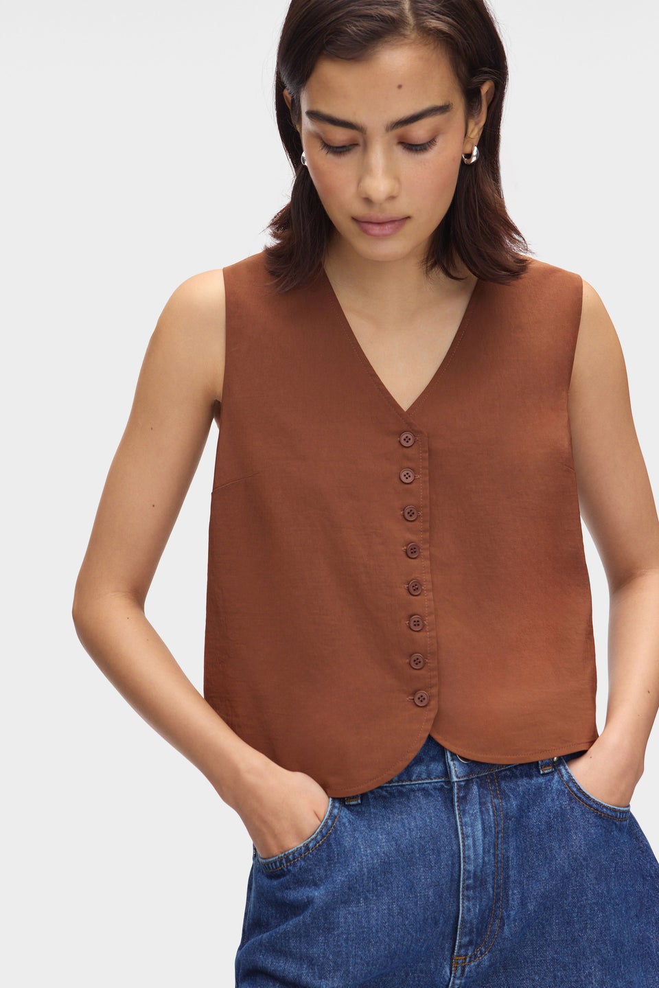 Ganni - OVERSIZED SHINY PUFF VEST | HBX - Globally Curated