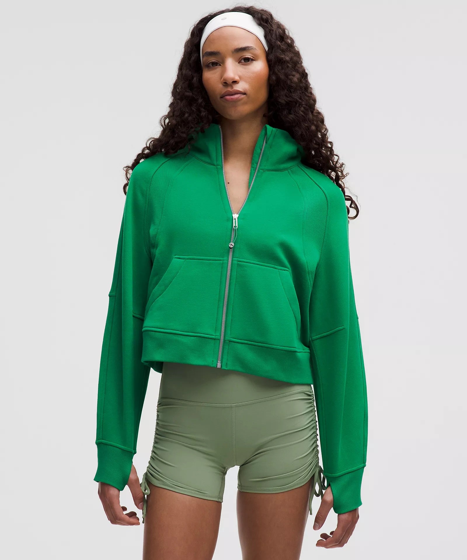 トップス adidas SPORTY&RICH HALF-ZIP TRACK JACKET Sporty & Rich x adidas Quarter Zip Track Jacket Jolly Green