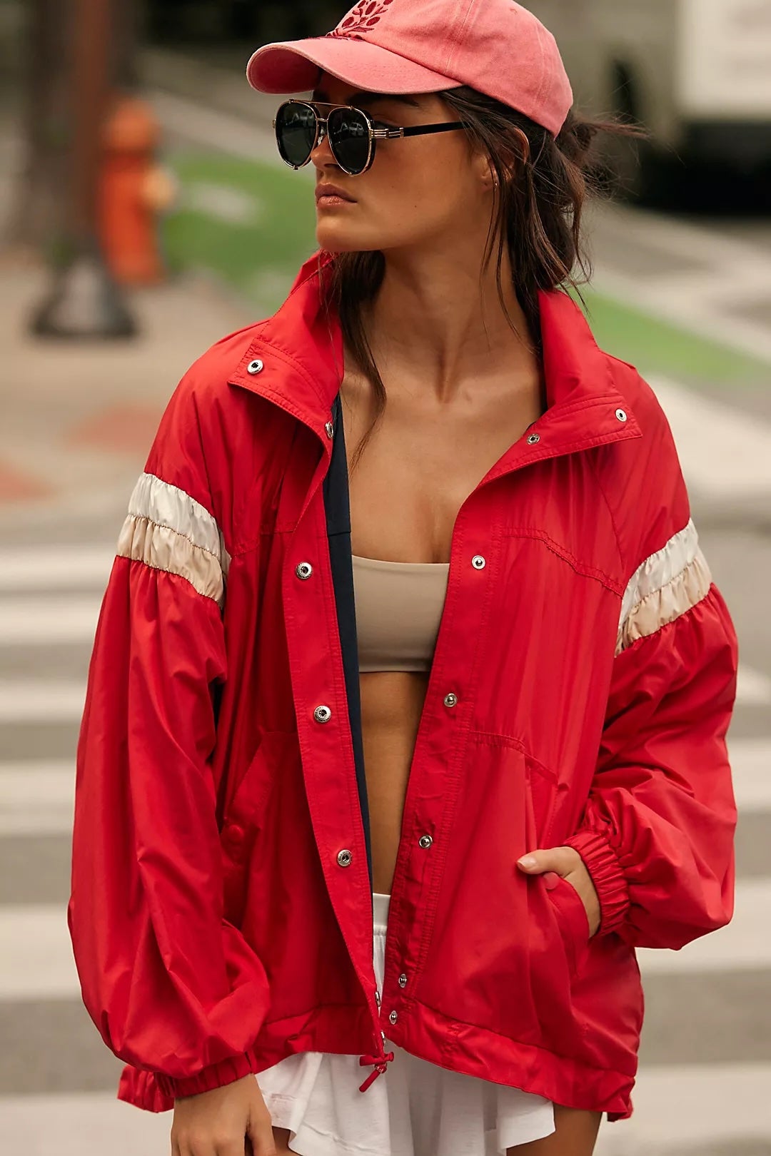 Zara x Barbie + Reversible Satin-effect Bomber Jacket