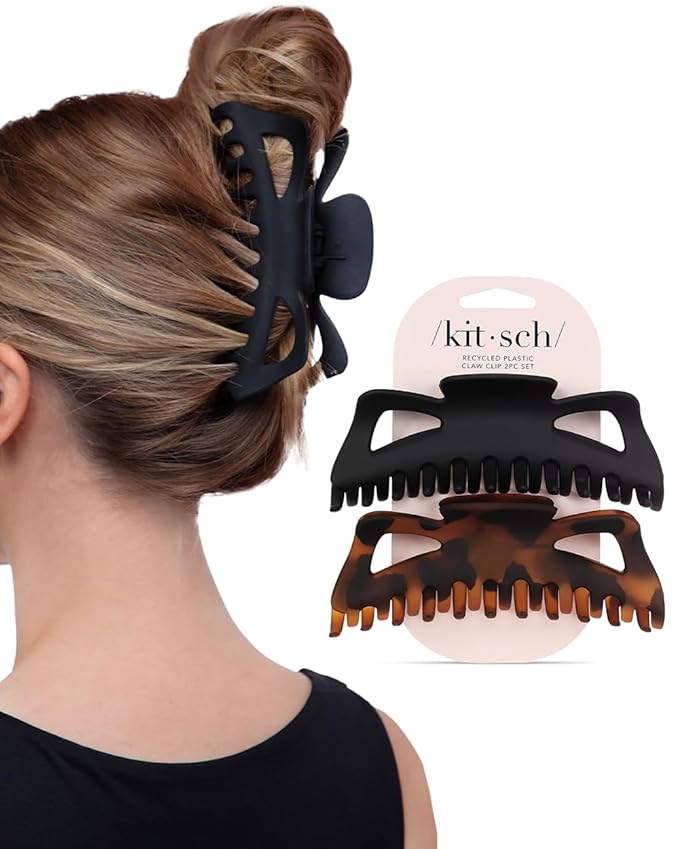【CELINE】直営/正規店 TRIOMPHE SET OF 3 MINI HAIR CLAWS Céline + Celine Hair Accessories Set of 3 Mini Triomphe