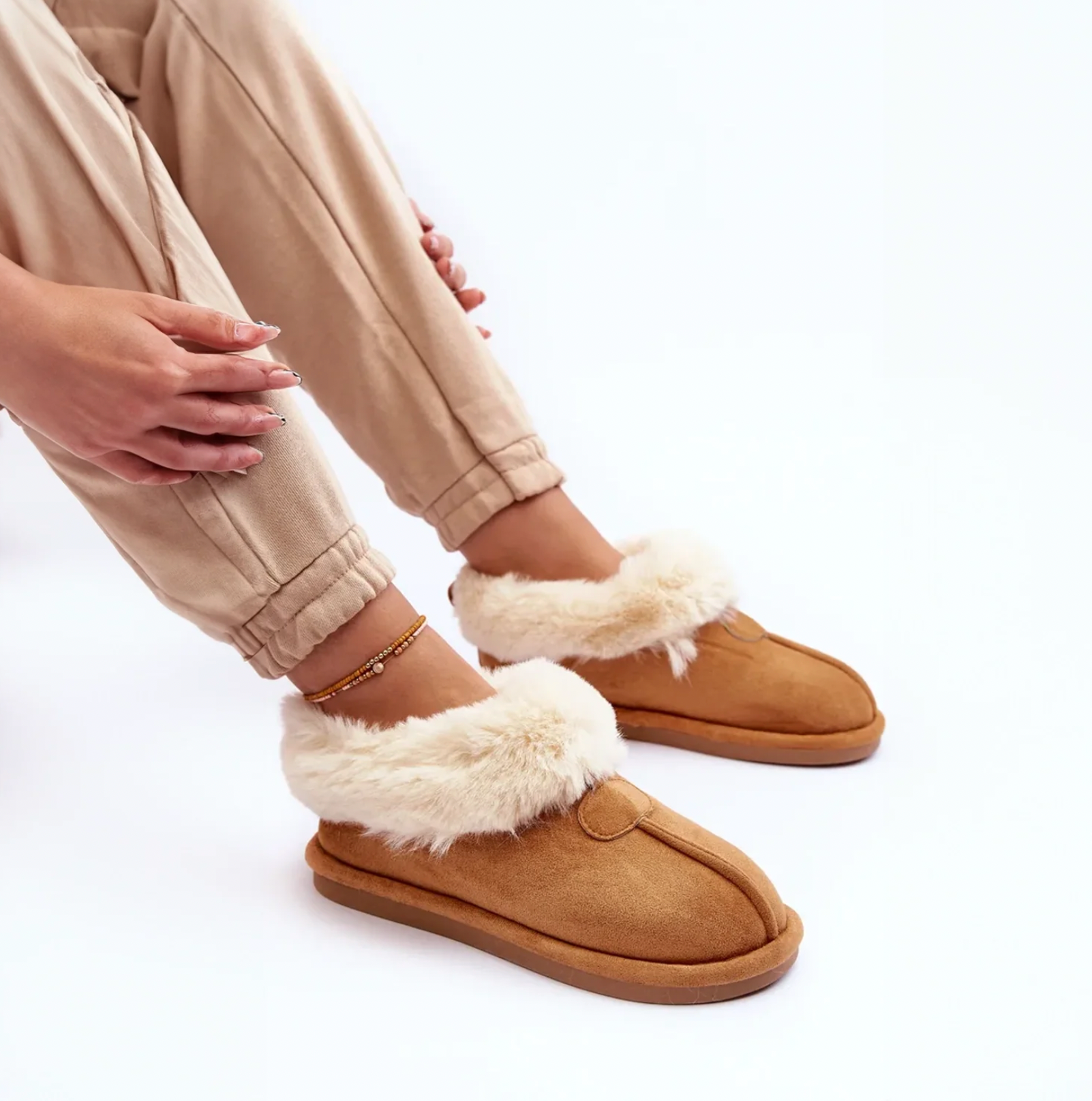 Steve Madden + Study leather slip on clog with chunky gold chain