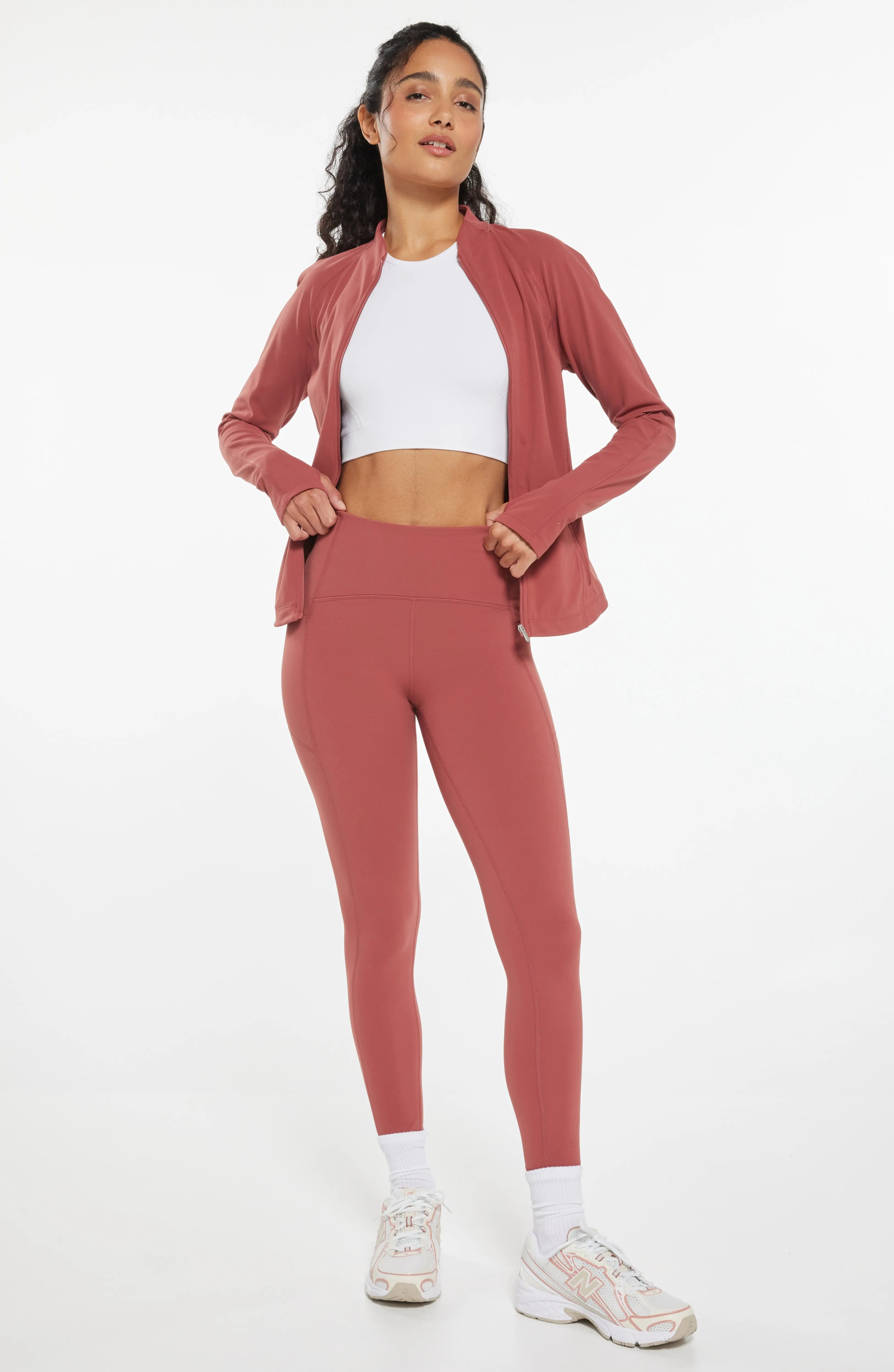 Zella + Studio Luxe High Waist Pocket 7/8 Leggings