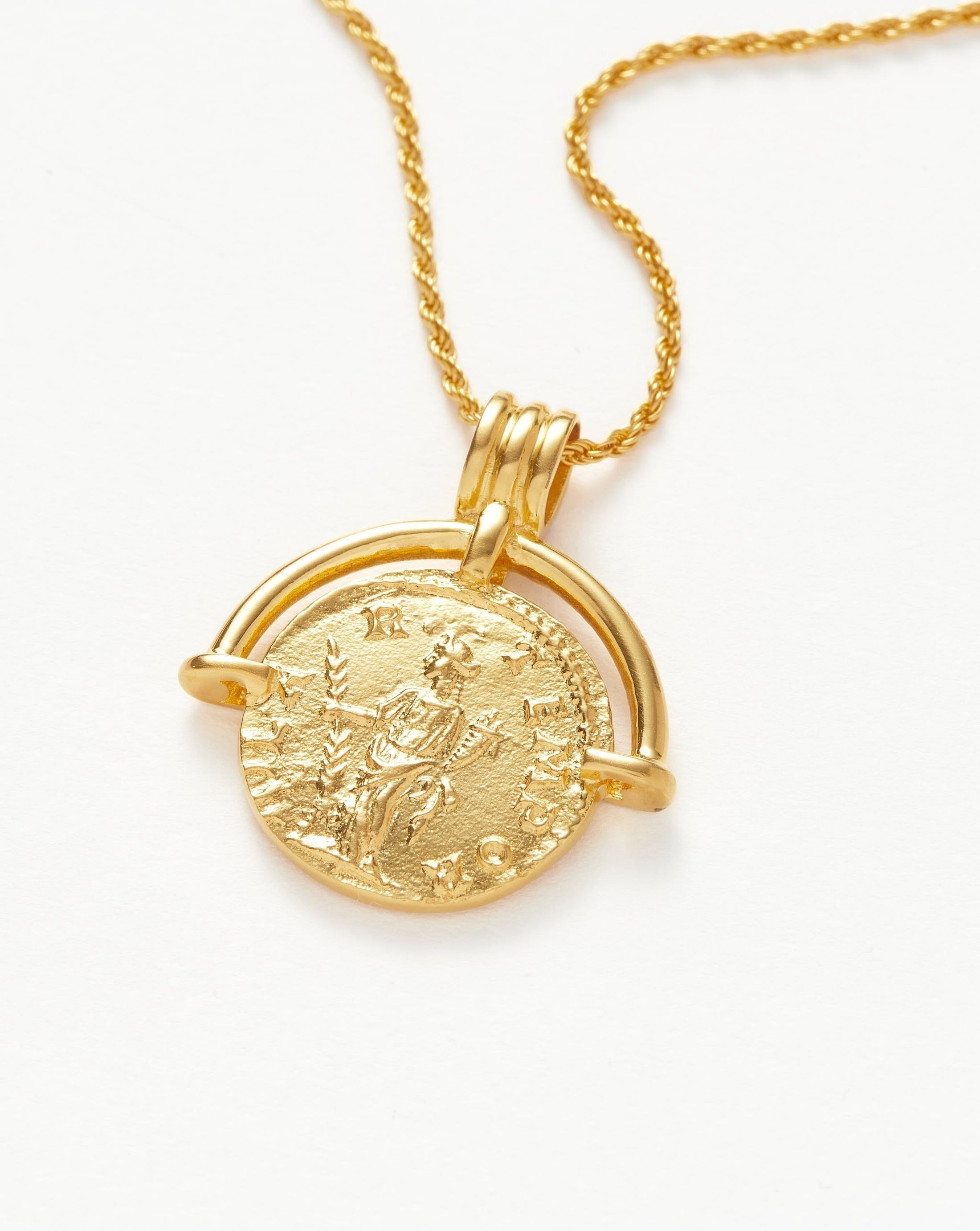 【MISSOMA X LUCY WILLIAMS】ROMAN コインペンダントネックレス Lucy Williams Roman Coin Necklace Set | 18k Gold Vermeil