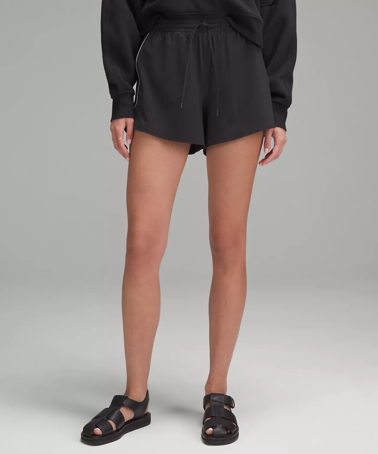 T*能様 極美品:lululemon Wunder Puff Cropped V Lululemon Wunder Puff Cropped Vest *Textured Fleece - Black