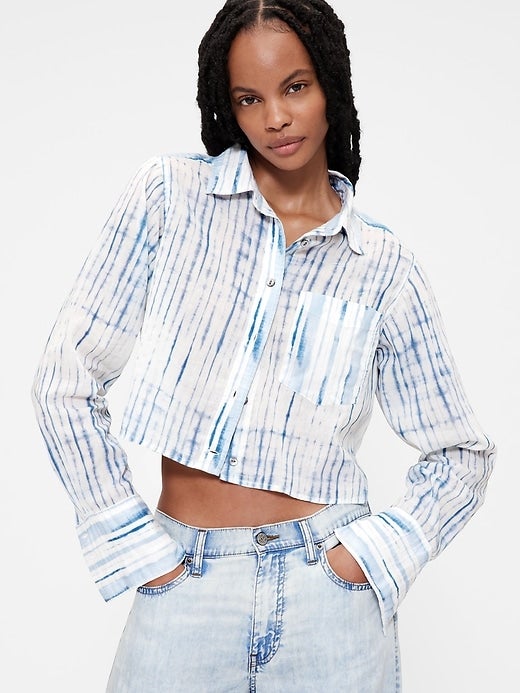Maryam Nassir Zadeh + Alba Pintucked Blouse