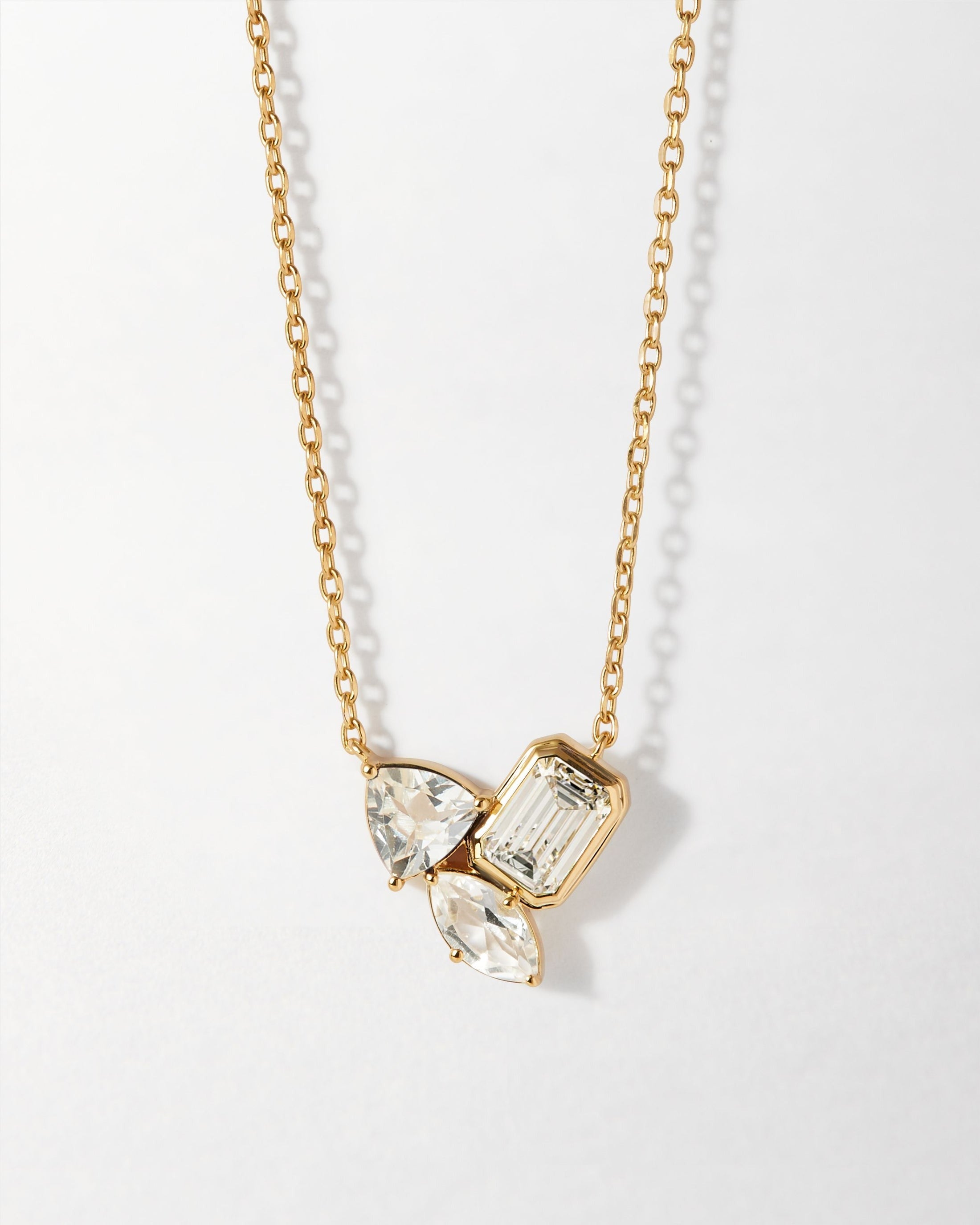 【MISSOMA】In Good Hands Drop Pendant Necklace Harris Reed In Good Hands Drop Pendant Necklace |18ct Gold