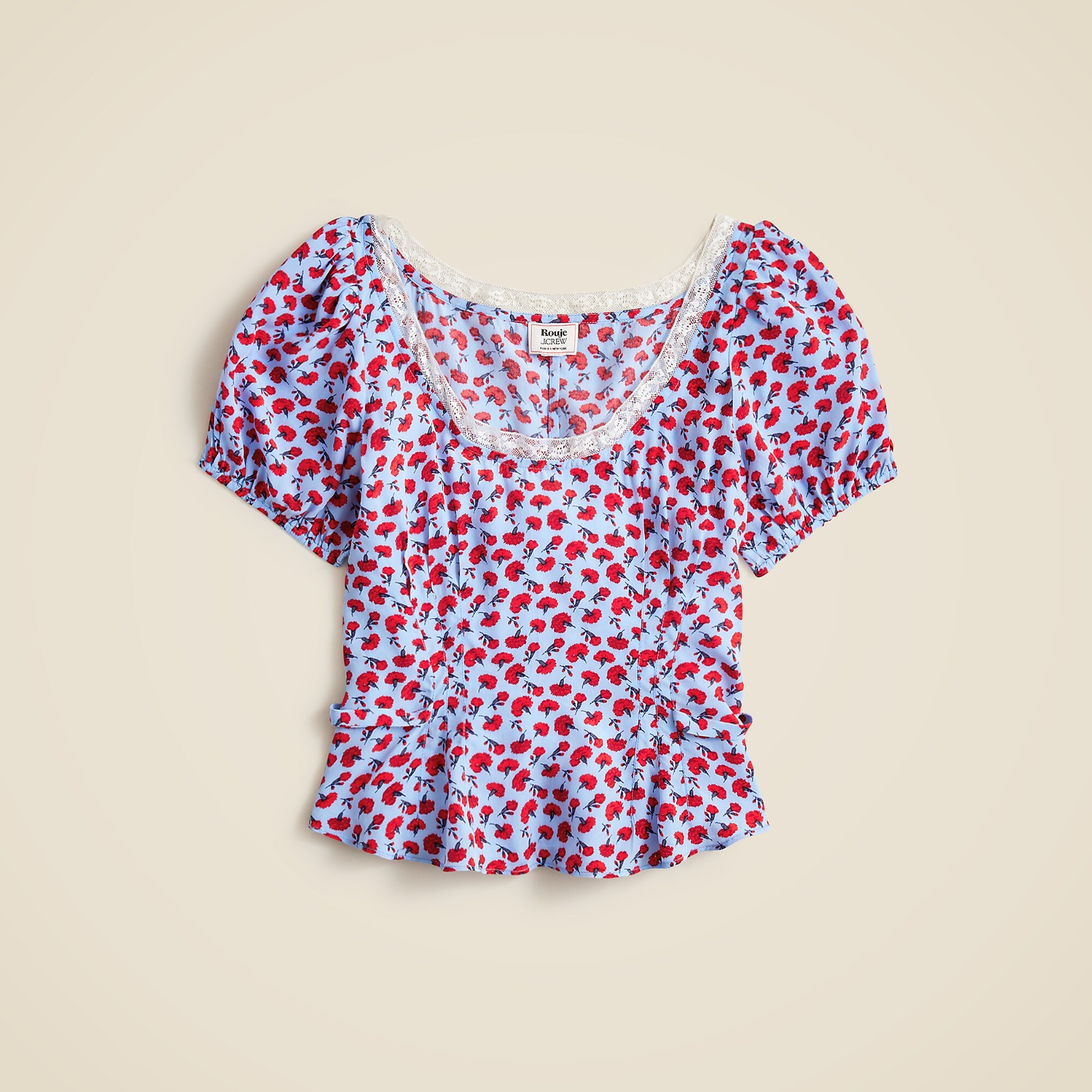 【COSYHARU】Wave Pleats Tee Cliquetis Finesse Multicolore