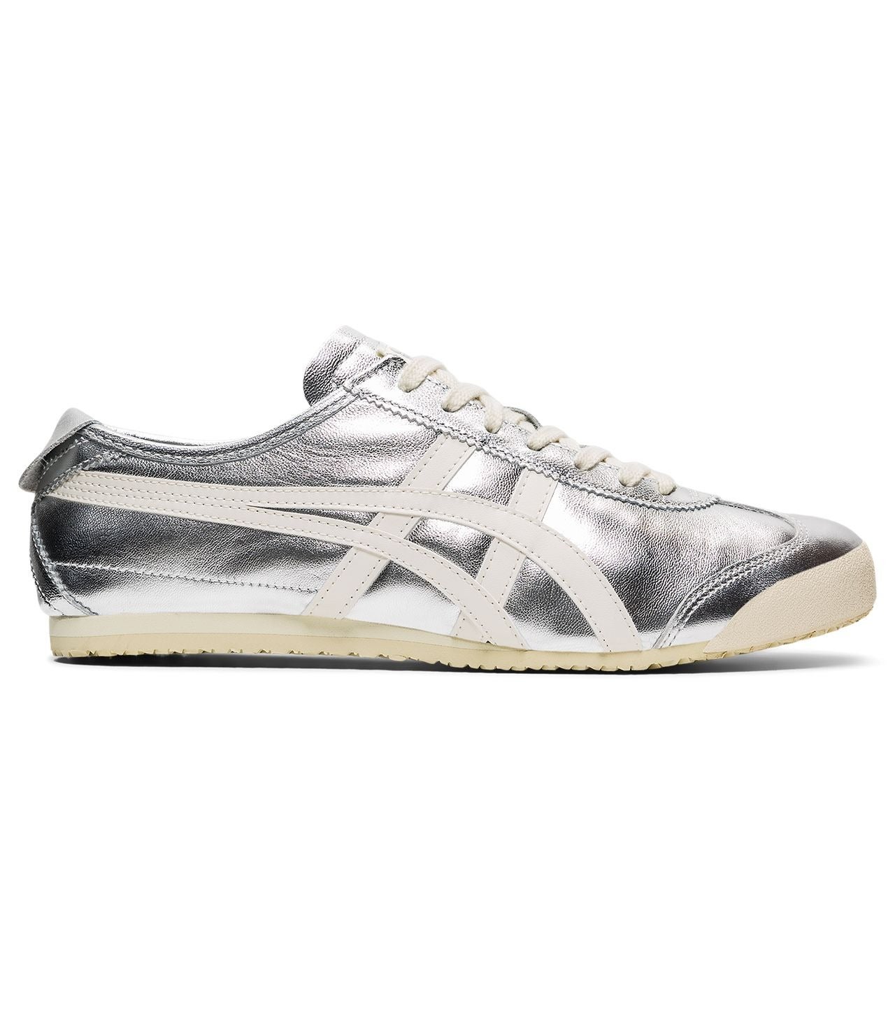 Onitsuka Tiger + Mexico 66 Silver/Off White