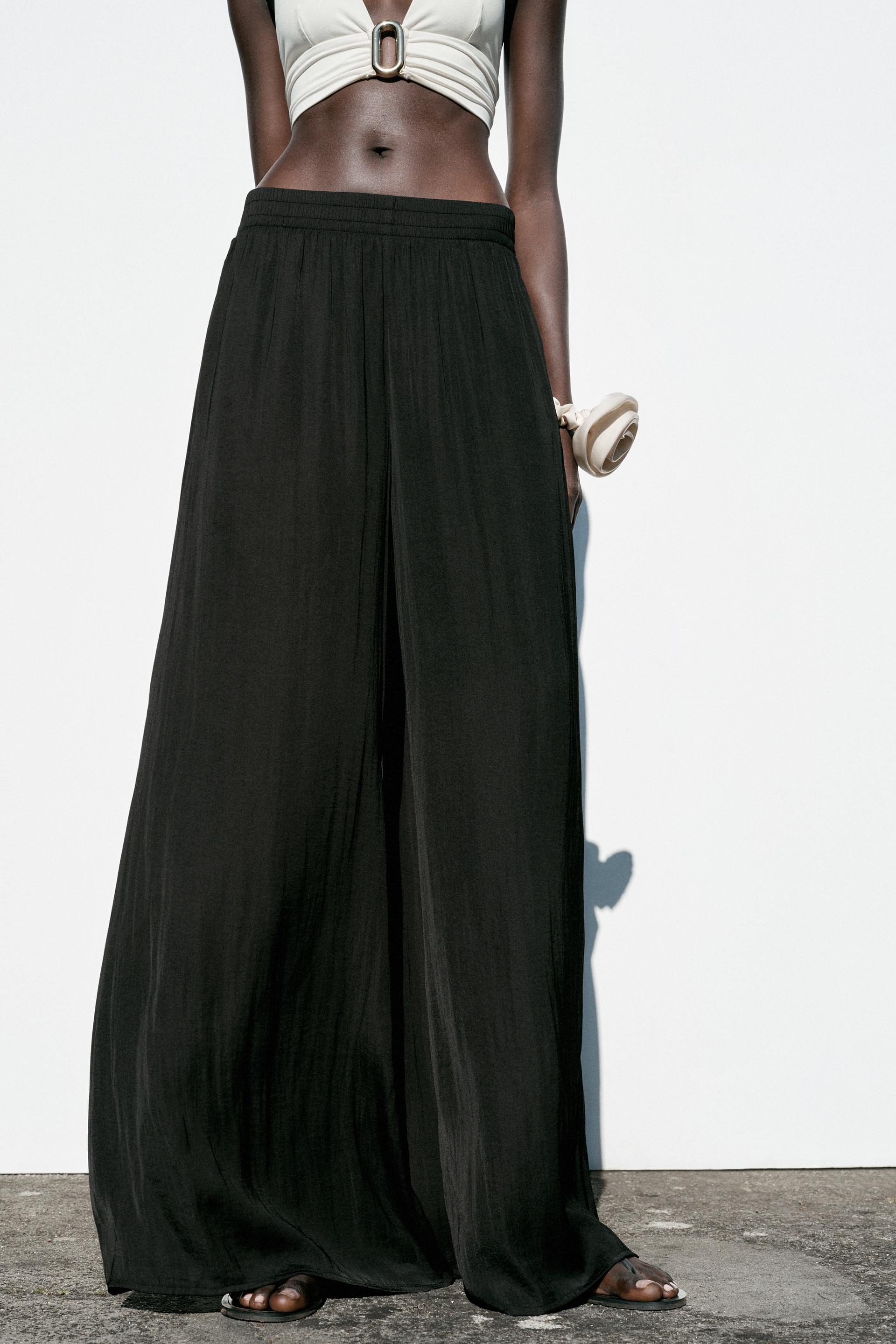スラックス ZARA SRPLS PLTS PNT 14 4553/332 PLTS PNT 14 - Gold | ZARA United States
