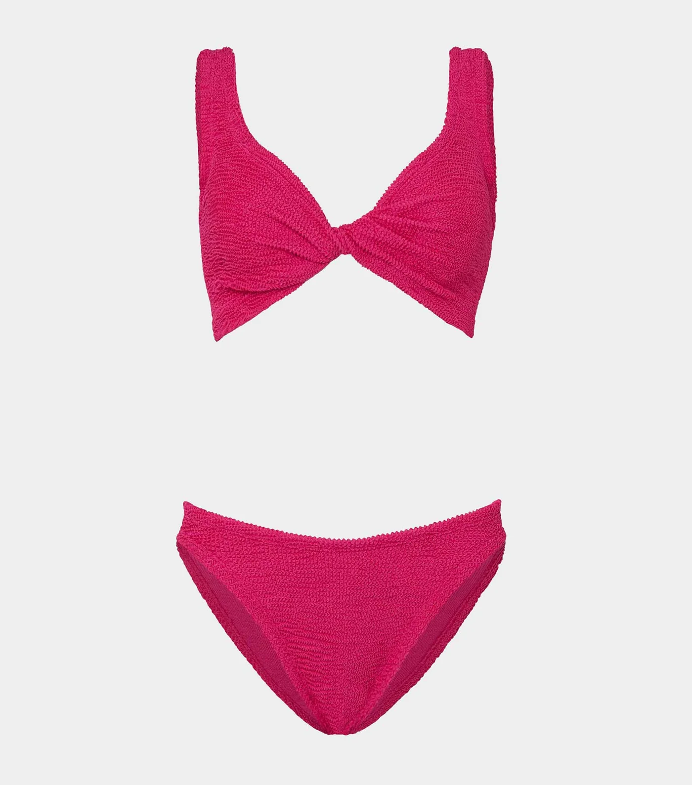 【関税込み】Hunza G レッド Tracey フリル ビキニ Hunza G Tracey Frill Bikini | Red | FARFETCH