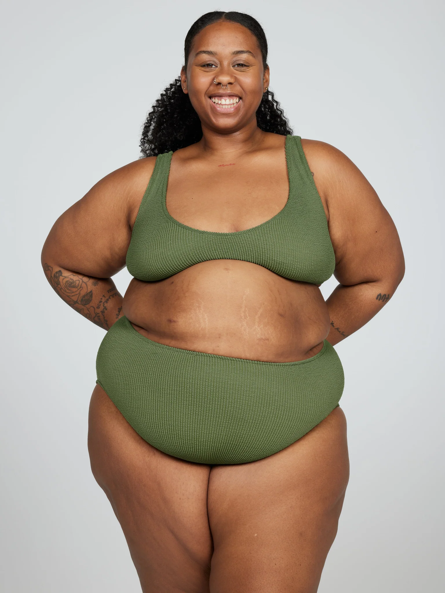 Chromat Mikito Mesh Piece – Blue