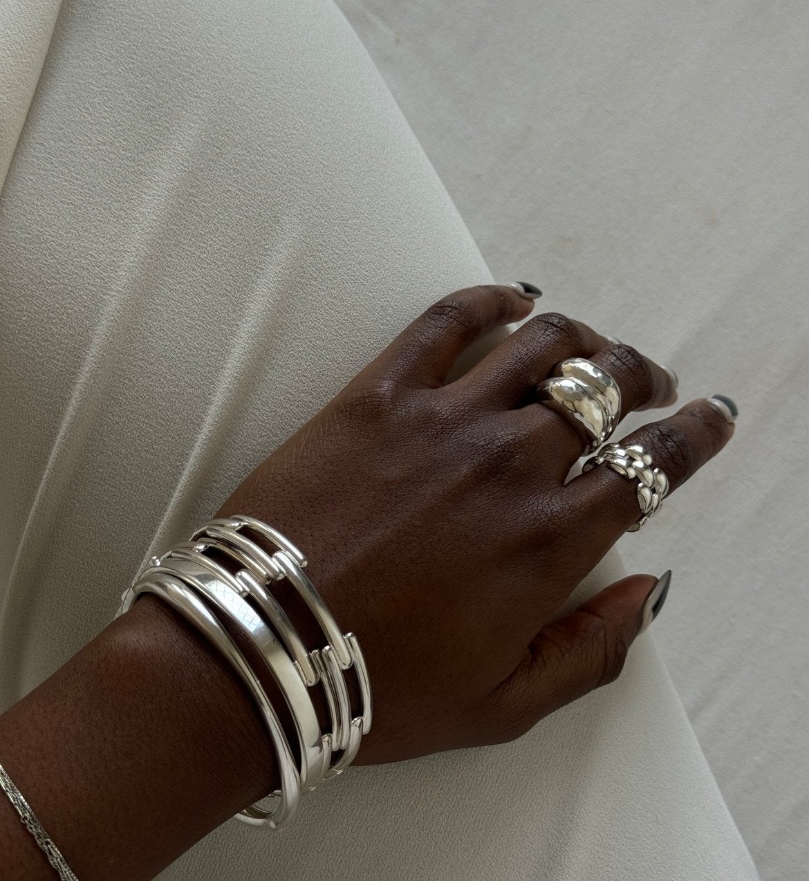 Nura Teardrop Bangle Monica Vinader Nura Bracelet Nura Teardrop