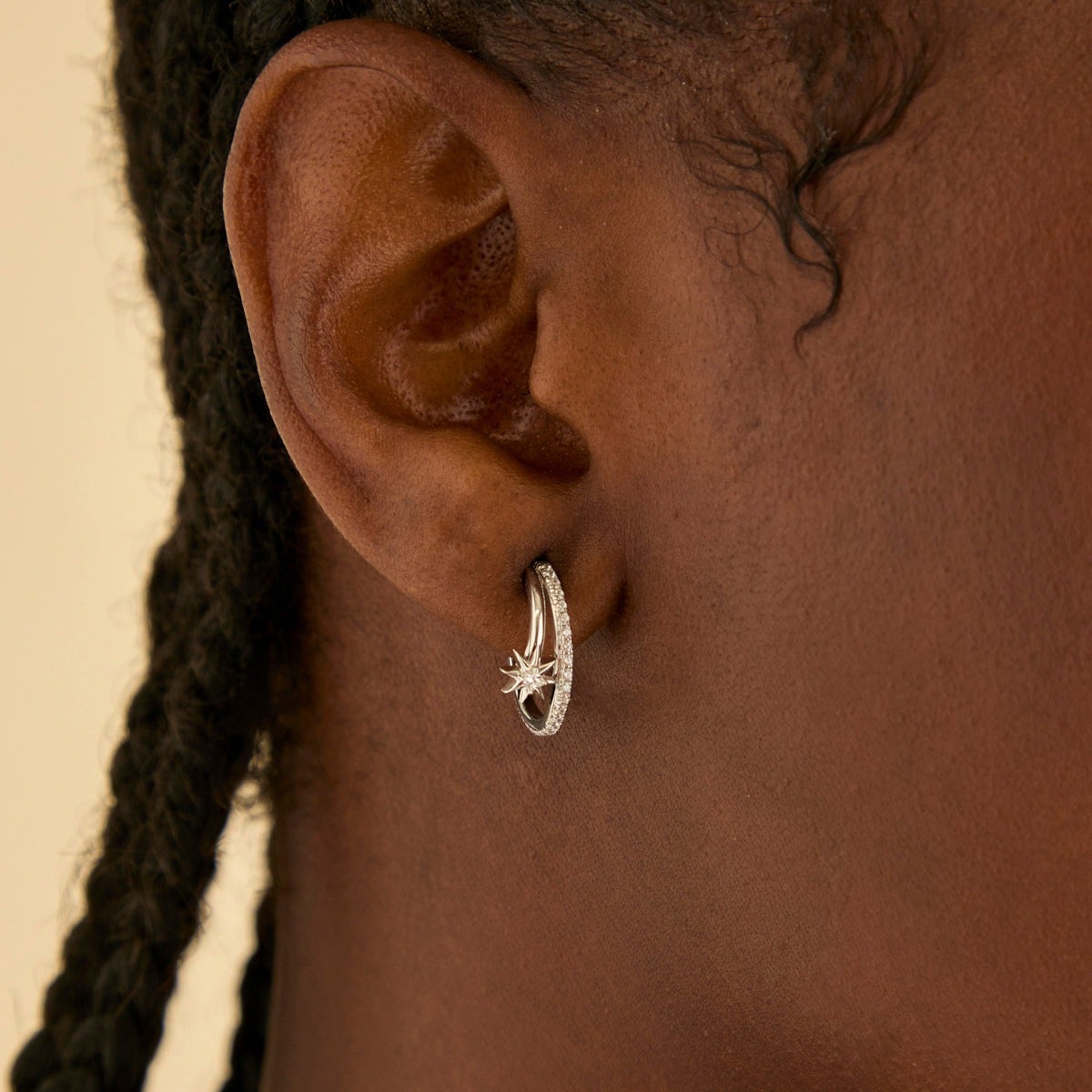 Astrid Miyu Dome Hoop Earrings Dome Hoops Astrid And Miyu Star
