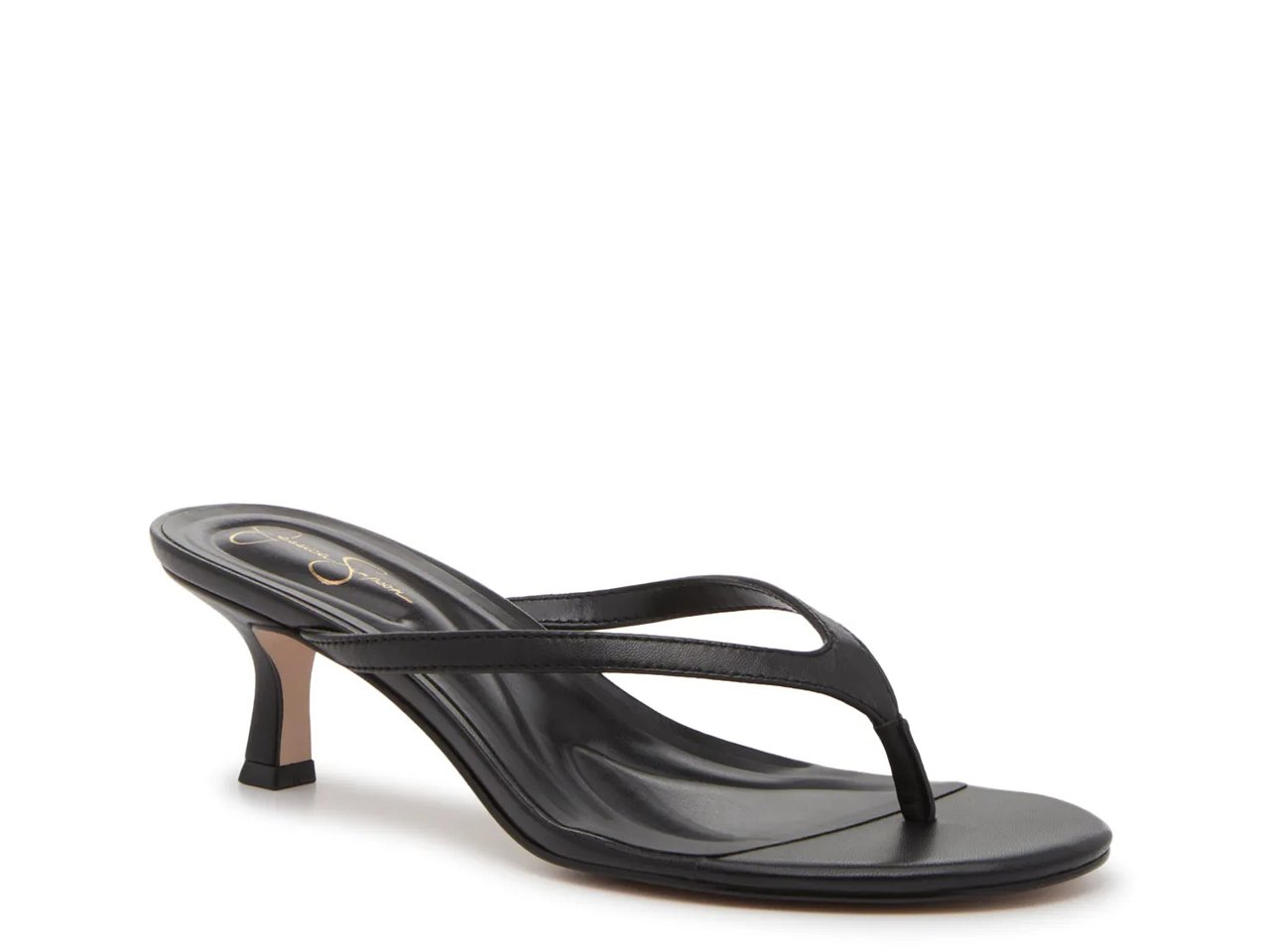 趣味 STANDART #12-30 Zara Sandal with Nickel | Black – Well Heeled