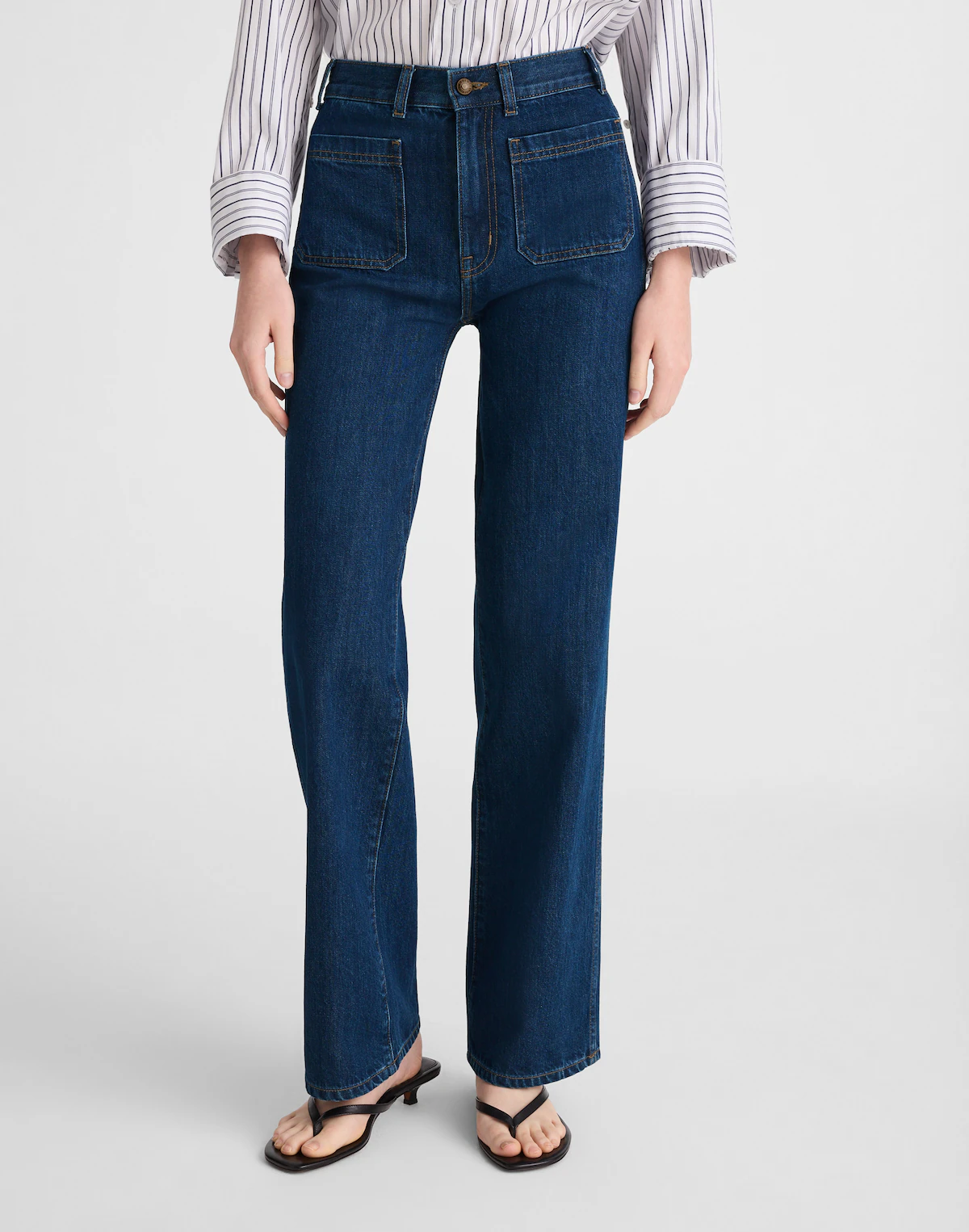Levi's® x sacai Women's Denim Jumpsuit LEVI'S® X SACAI WOMEN'S DENIM JUMPSUIT - DARK INDIGO - FLAT