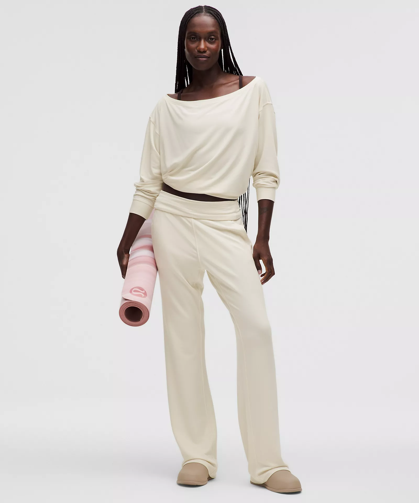 Zara + Striped Pants With Metallic Thread