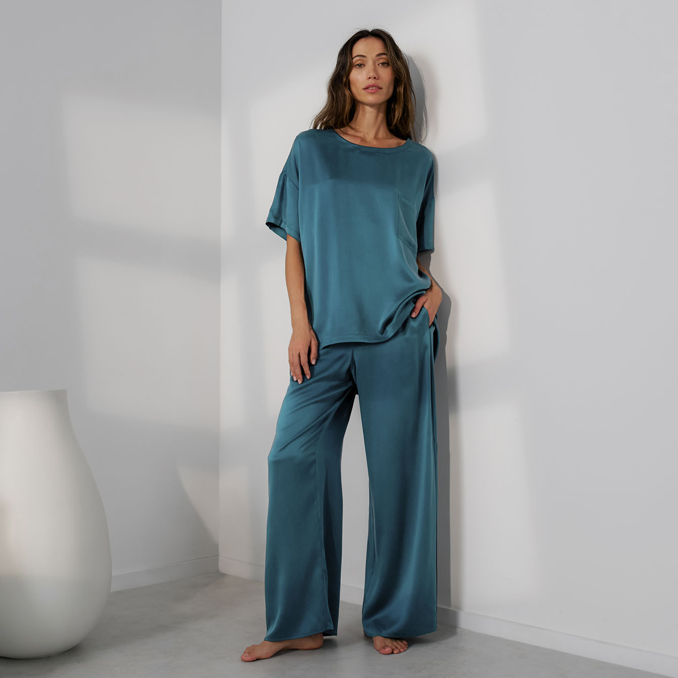 Ines de la Fressange for Uniqlo Long-Sleeve Pajamas