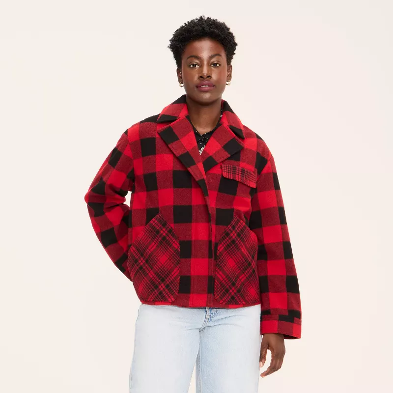 Woolrich x Target + Buffalo Check Melton Jacket