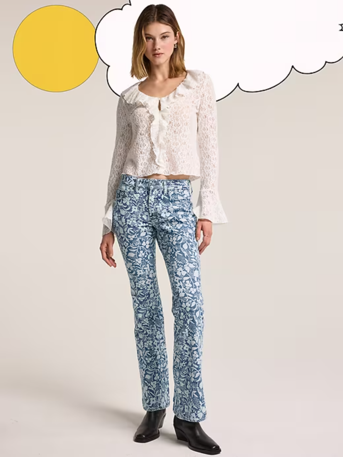 Uniqlo EZY jeans in Blue