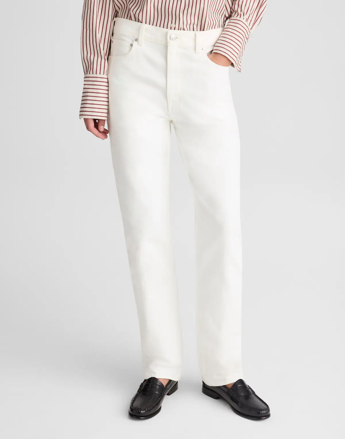 The Frankie Shop + Hailey High-Rise Denim Cargo Pants