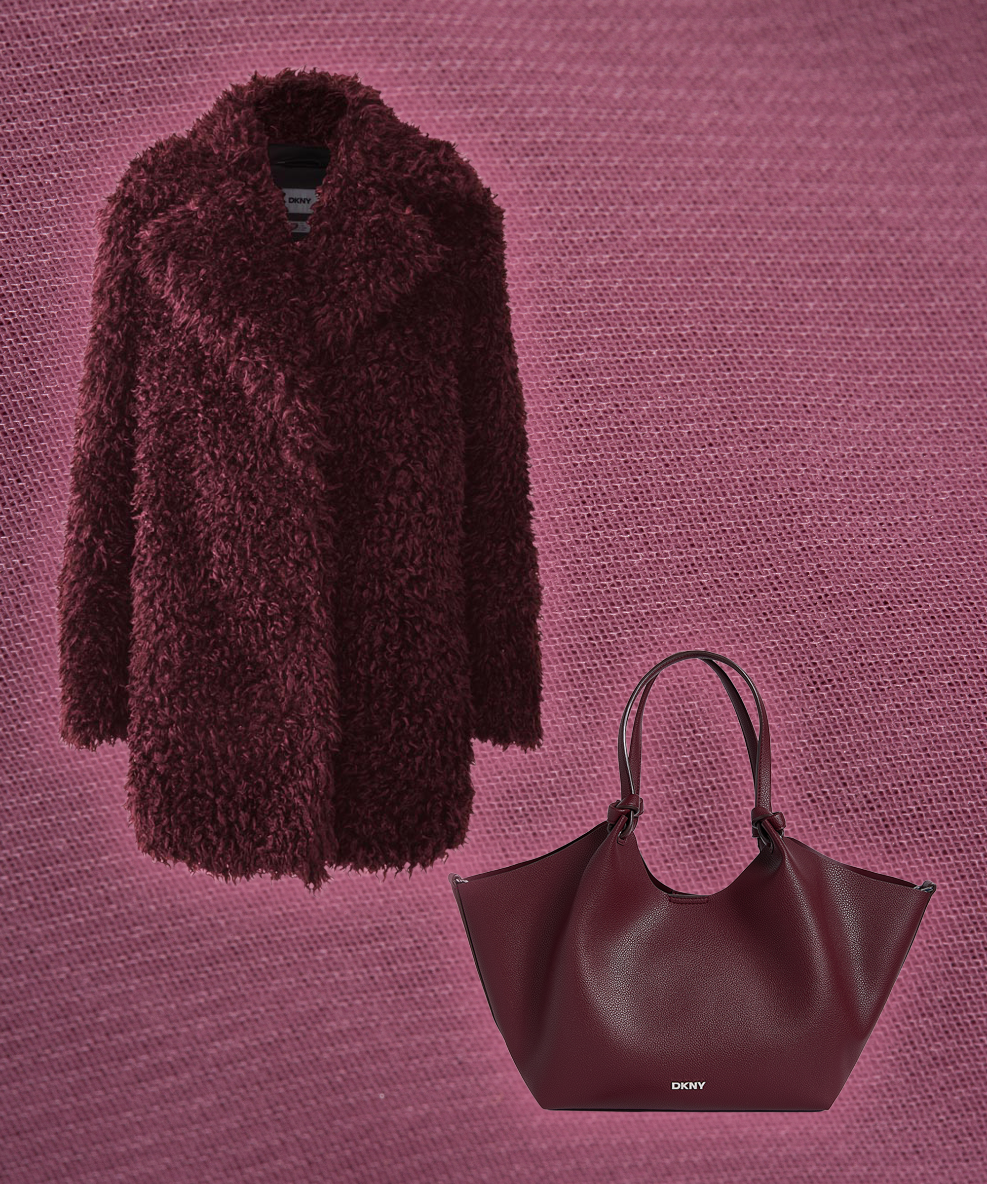 DKNY Teddy Kürk Kombin