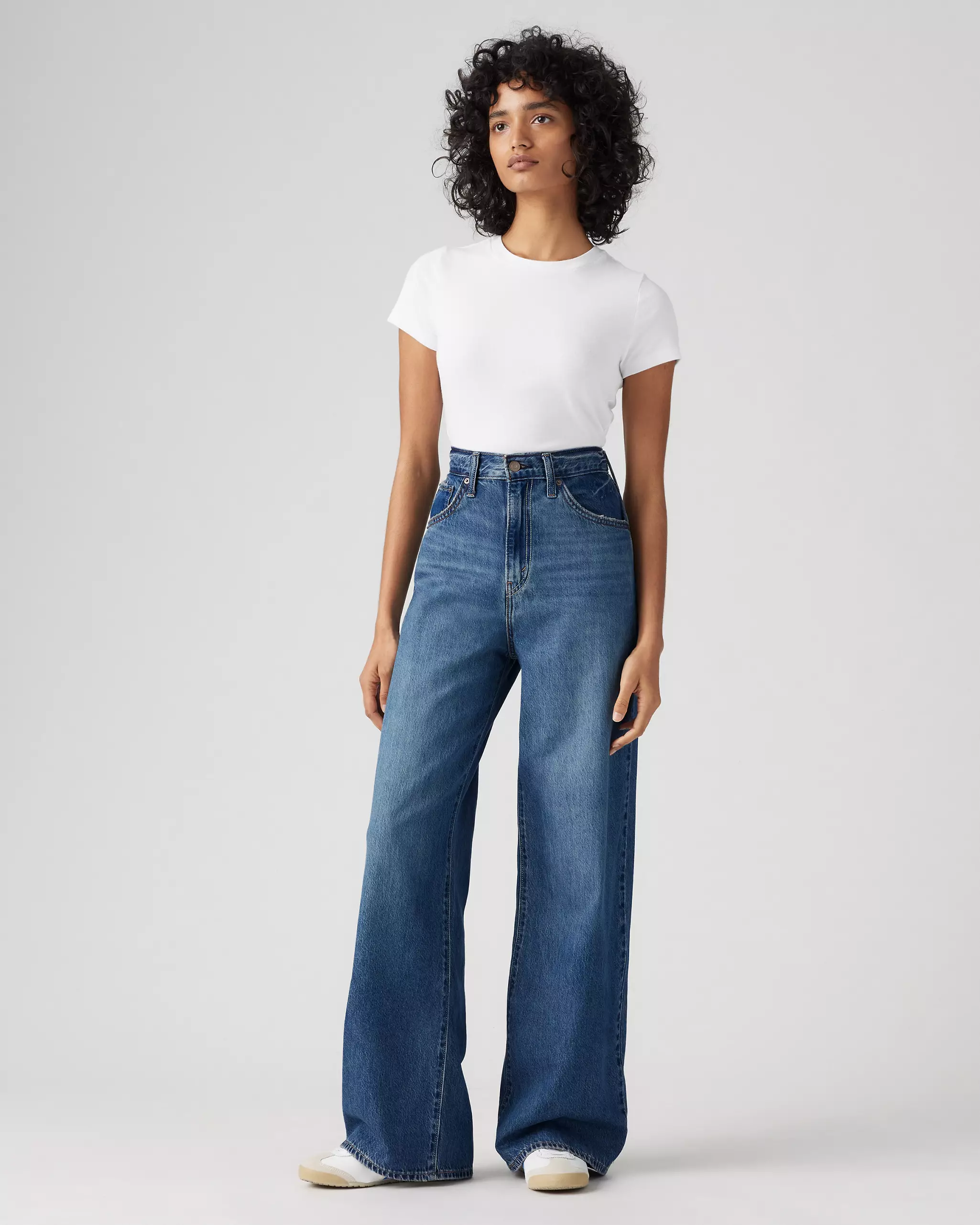 The Frankie Shop + Hailey High-Rise Denim Cargo Pants