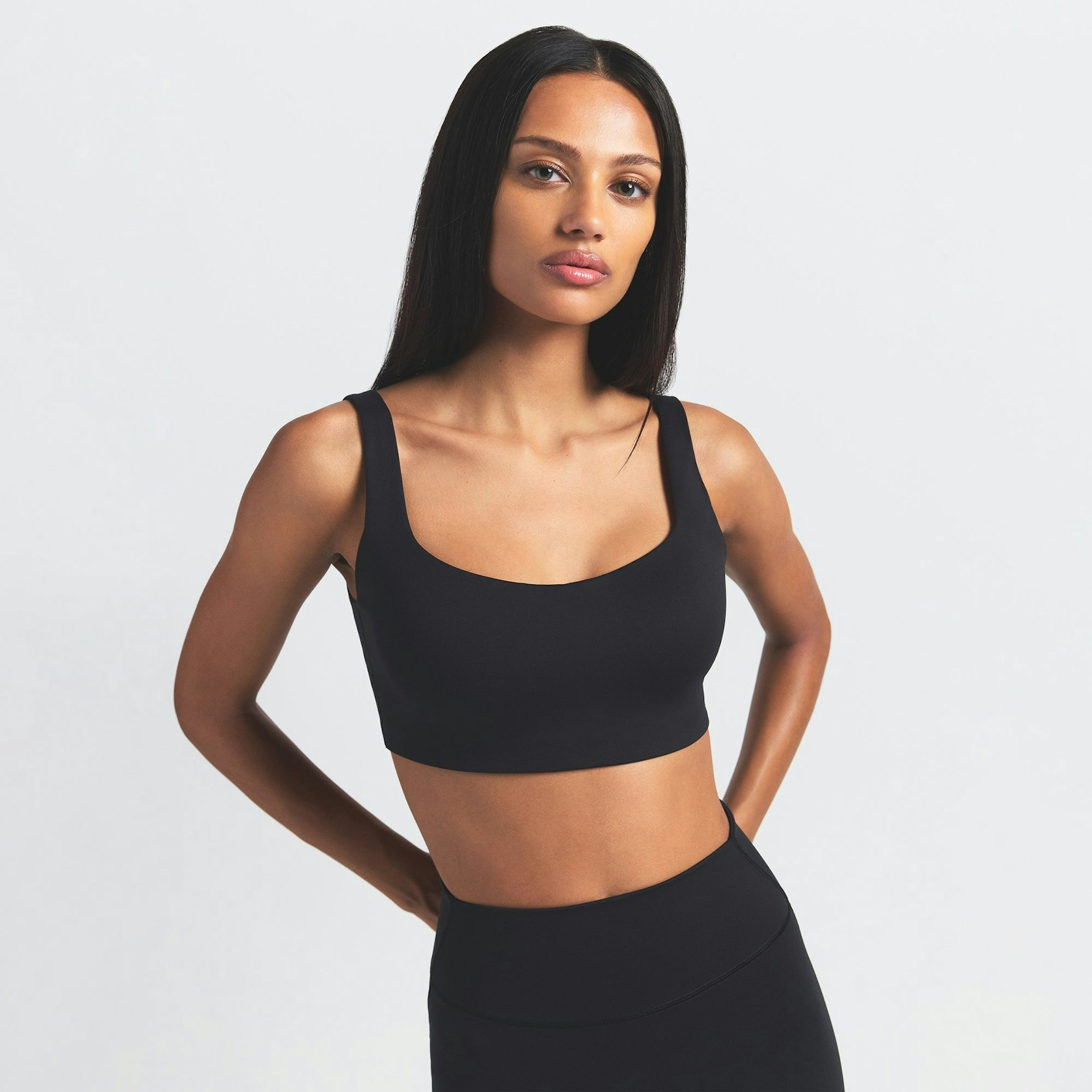 Alo Yoga + Seamless Delight High Neck Bra